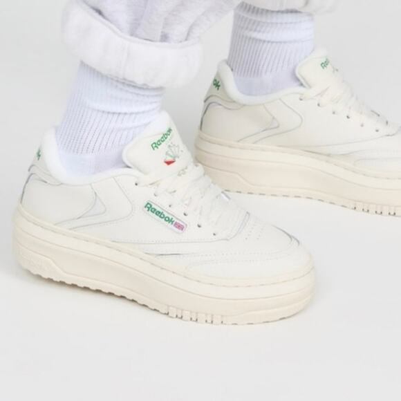 Reebok Club C 85 Extra sneakers in white and silver - Picture 1 of 12